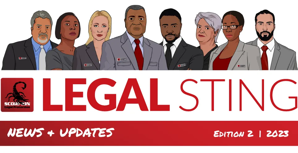 Legal Sting: News & Updates