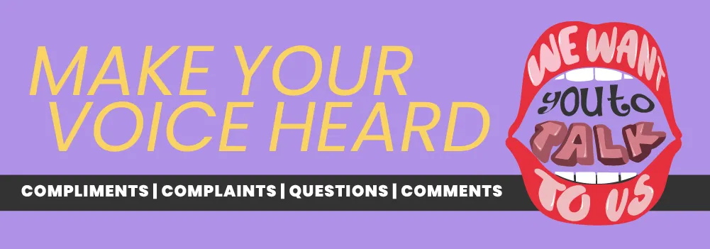 Make your voice heard