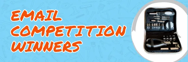 Email competition winners