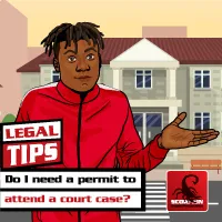 Do I need a permit to attend a court case