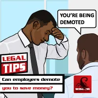 Can employers demote you to save money