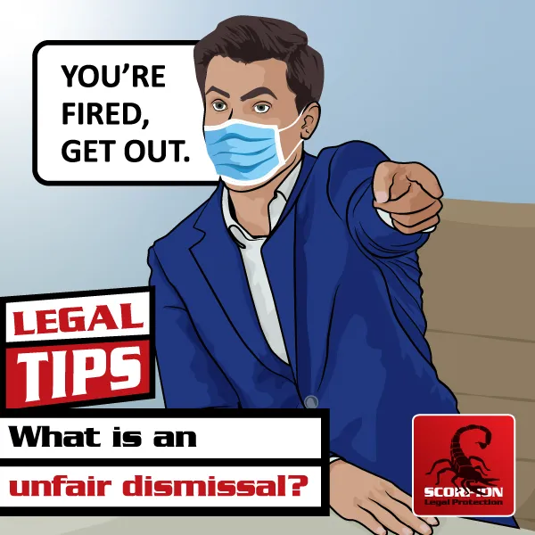 Illustration of an employer firing someone