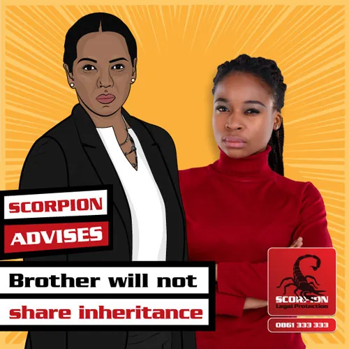 Brother won’t share inheritance