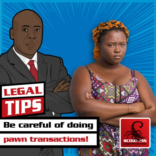 Careful of pawn transations