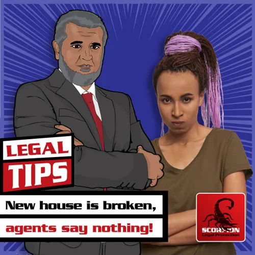 New house broken, agents say nothing