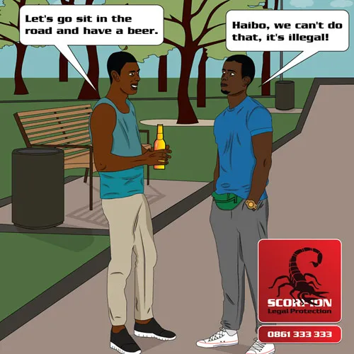 Public drinking is illegal