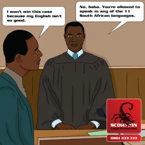 Present your case in any South African language
