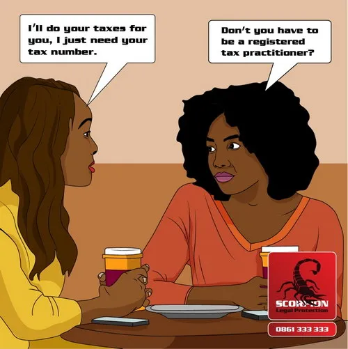 Don't give out your tax number