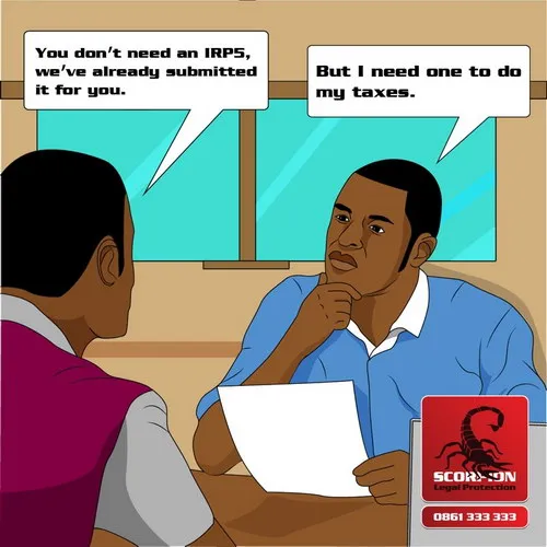 Insist on your IRP5 from your employer