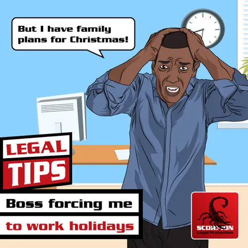 Can my boss force me to work on Christmas