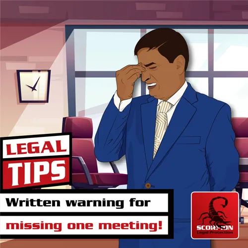 Warning for missing one meeting!