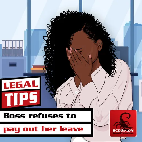 Employer refuses to pay out leave