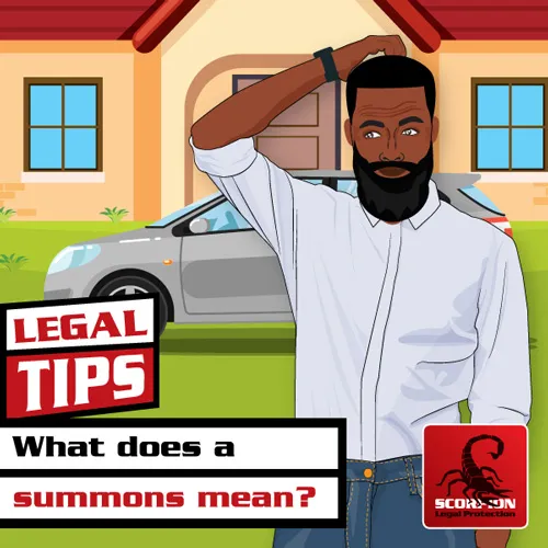 What does it mean when you get an e-toll summons?